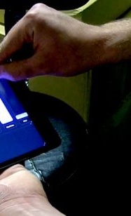 iPad für das Bühnenlicht der Achterbahn