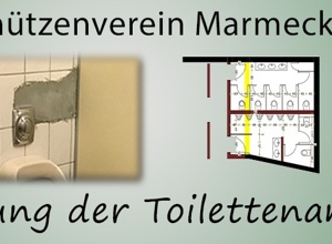 Sanierung der Toilettenanlage