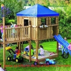 ... endlich ein Spielturm für alle Kinder