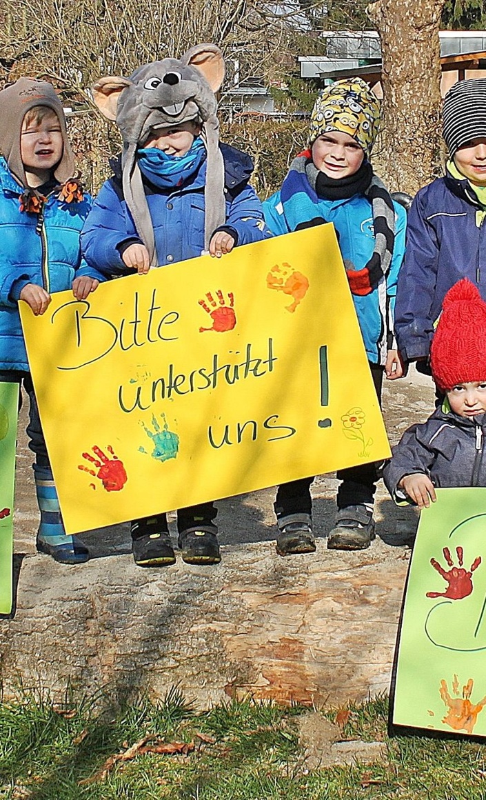 Sonnenschirm für unseren Sandkasten