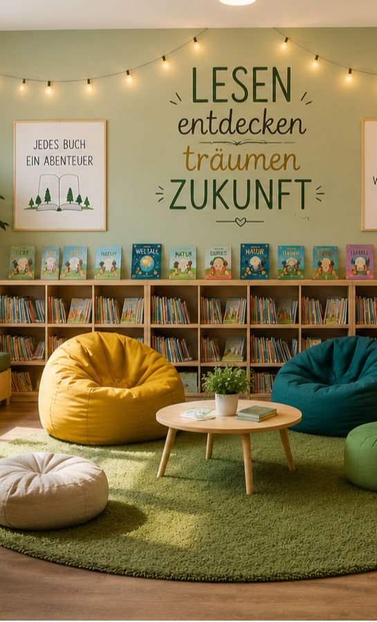 Mission Lieblingsbücherei: Level up für unsere Schülerbücherei