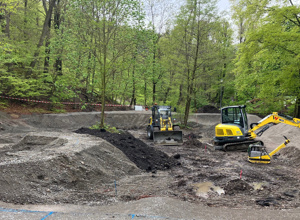 Bau Pumptrack am Blochhauer Ilsenburg