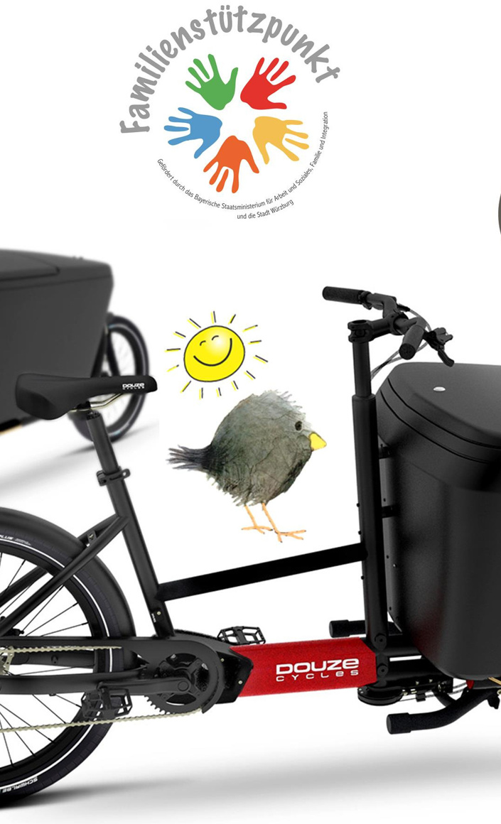 Freies Lastenrad Stadtteil Grombühl