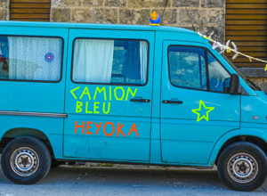Rettet den Camion Bleu - der Blaue Heyoka Bus