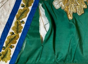 Restaurierung der Korpsfahne Grünes Korps der Bürgergilde Munster e.V.