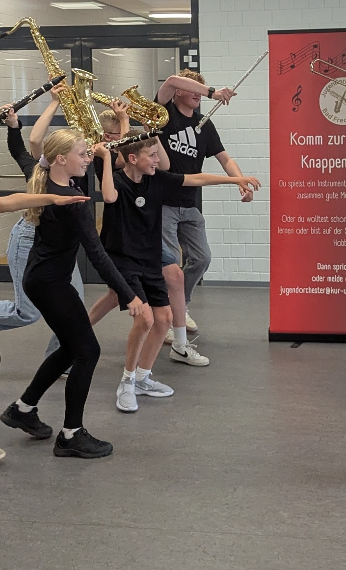 Instrumente für die Bläserklasse und das Jugendorchester