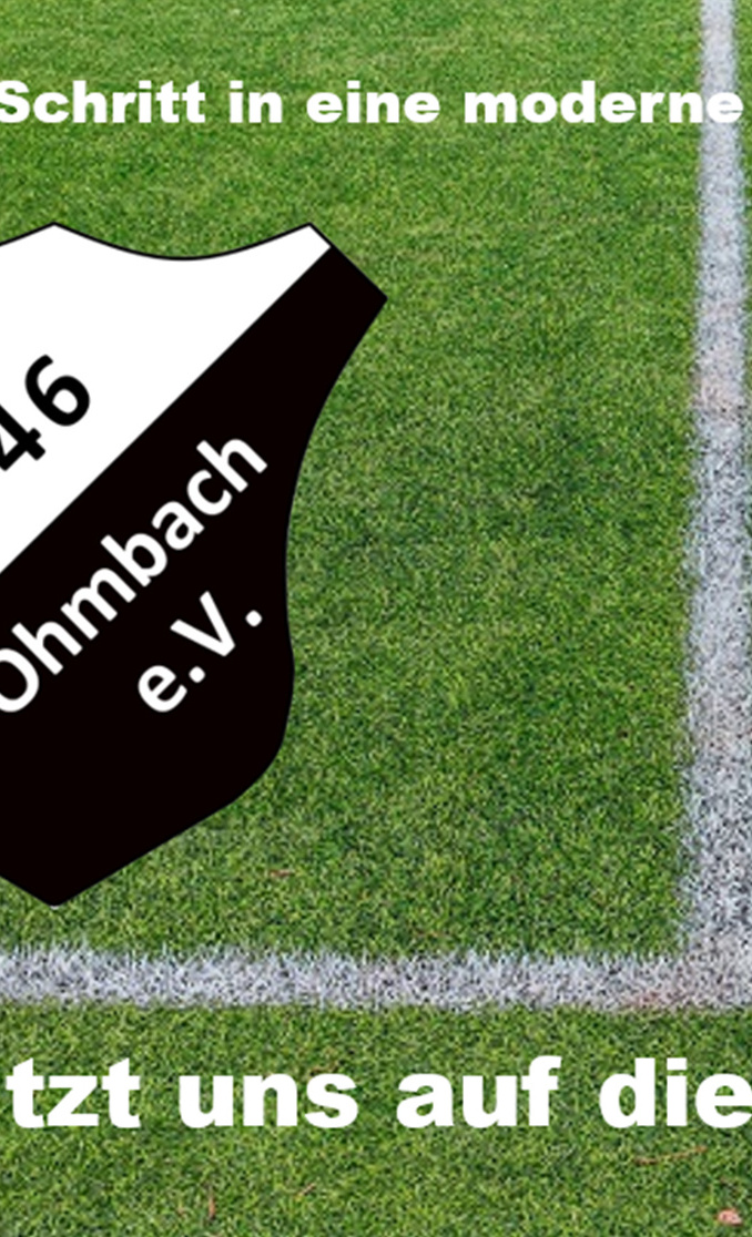 Mähroboter für den SV Ohmbach