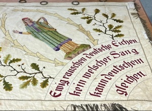 Restaurierung der historischen Vereinsfahne