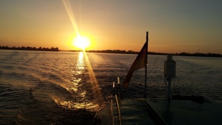 Fahrt in die Abendsonne