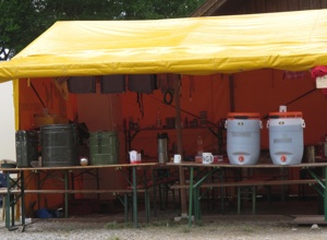 Küchenzelt Jugendzeltlager Kolping Jugend Güntersleben