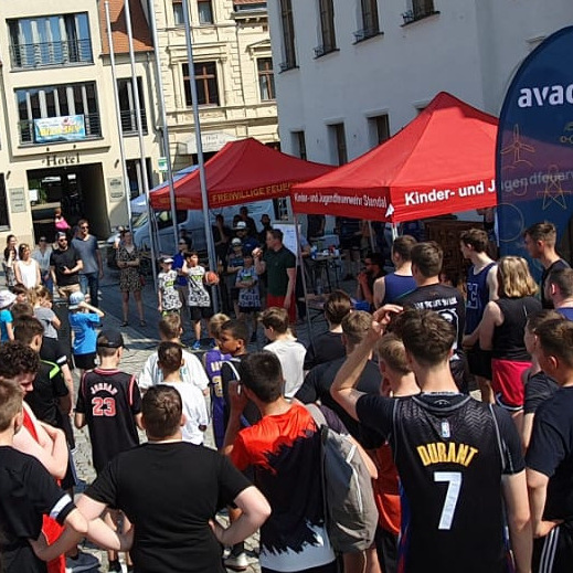 Streetball im Herzen der Stadt