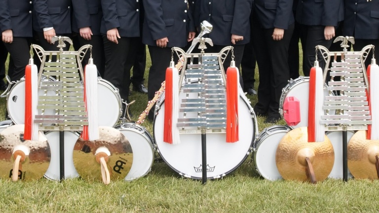 Neue Vereinsstandarte des Spielmannszuges Großenkneten