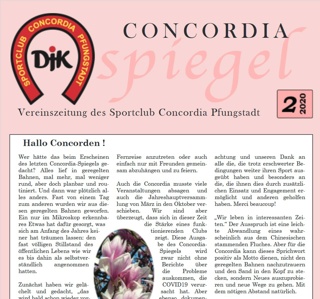 Veröffentlichung im Concordia-Spiegel