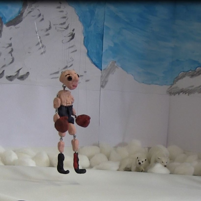 Marionettenfilm der Klasse 7c der Bernhard-Adelung-Schule