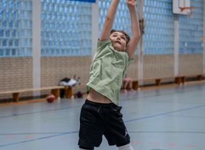 Absenkbare Basketballkörbe für Kindermannschaften des BSV Wulfen