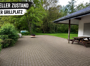 Überdachte Grillhütte für das Vereinshaus in Enkirch