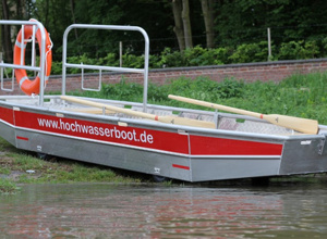 Ein Allround-Rettungsboot zum helfen und retten