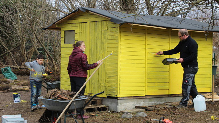 Neuer Toilettenraum