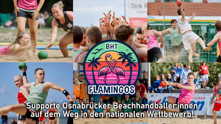 Trikots für die Beachhandball-FlamingOS der HSG Osnabrück