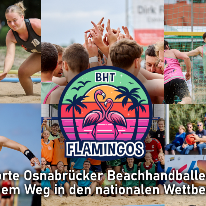 Trikots für die Beachhandball-FlamingOS der HSG Osnabrück