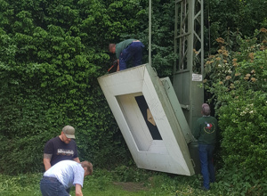 Ertüchtigung Schießstand im Würselener Stadtgarten
