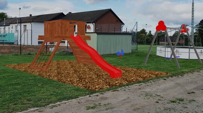 Volksbank: Sportplatz sucht Spielplatz