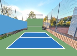 Sanierung Tennisballwand inkl. Kindertrainingsbereich