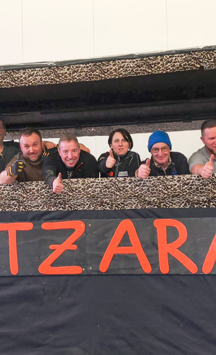 Umzugswagen für unseren Katzarats (Elferrat)