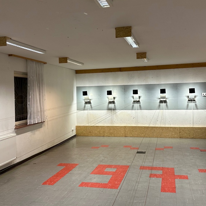 Volksbank: Digitalisierung Luftdruck-Stand