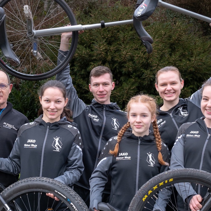 Einradteam des SSV Nümbrecht auf dem Weg zur WM