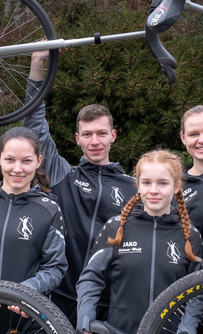 Einradteam des SSV Nümbrecht auf dem Weg zur WM