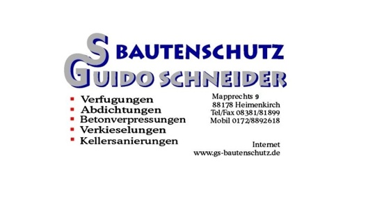 Partnerbild - Guido Schneider Bautenschutz