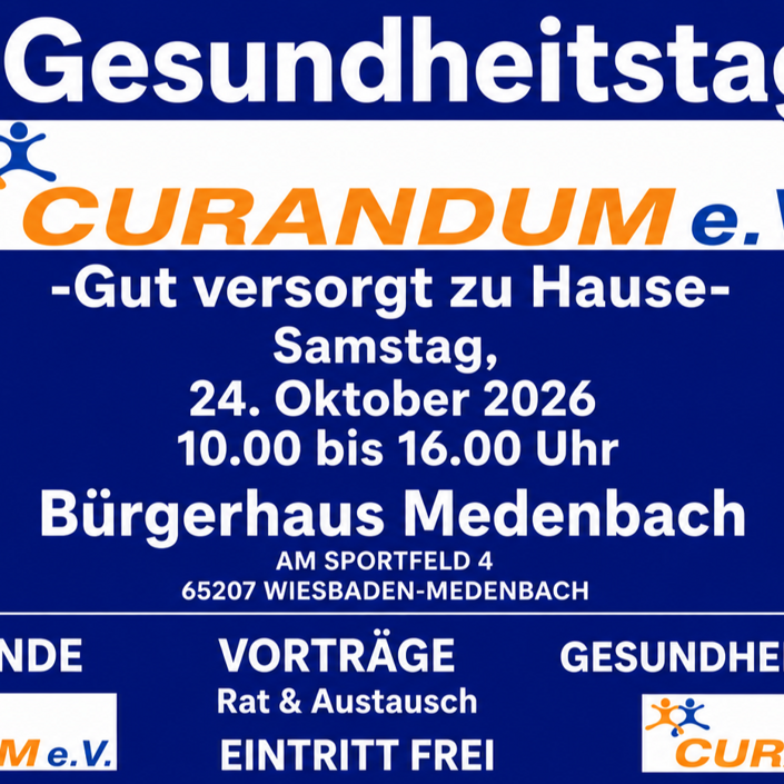 1. CURANDUM e.V. Gesundheitstag