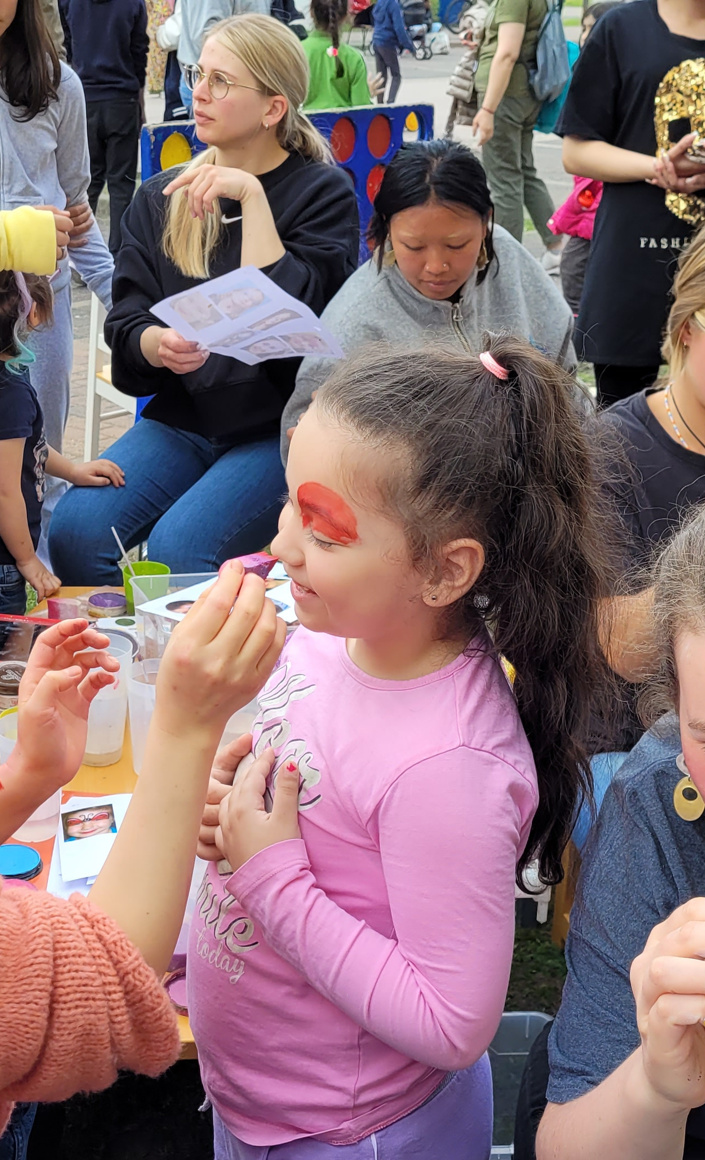 Kinderaktionen im Anker-Zentrum