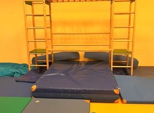 Bewegungs- und Turnraum für die Kinder im Familienzentrum Eifelstraße