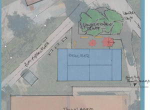 Bau eines öffentlichen Padel-Tennis-Platzes