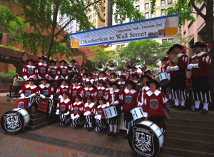 Mit Instrumenten nach New York