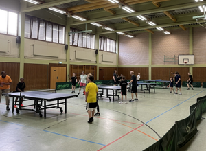 neue Tischtennisplatten für unsere wachsende Abteilung
