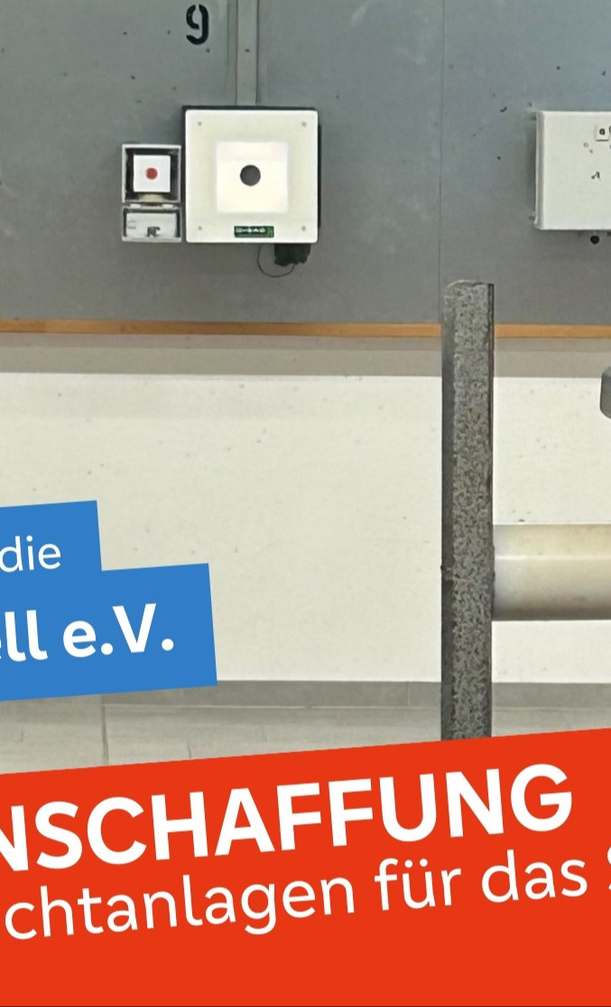 Zwei Red-Dot-Lichtgewehranlagen für Kinder unter 12 Jahren