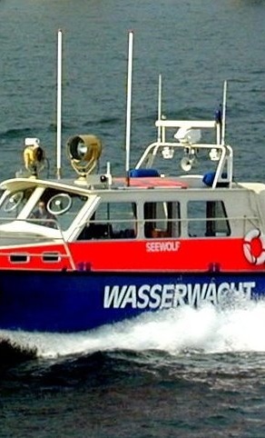 Rettungsboot in Not