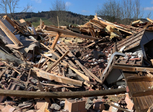 Gasexplosion Vereinsheim TSV Oberbeuren