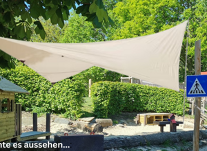 Kindergarten am Wiesengraben in Soest: Sonnensegel