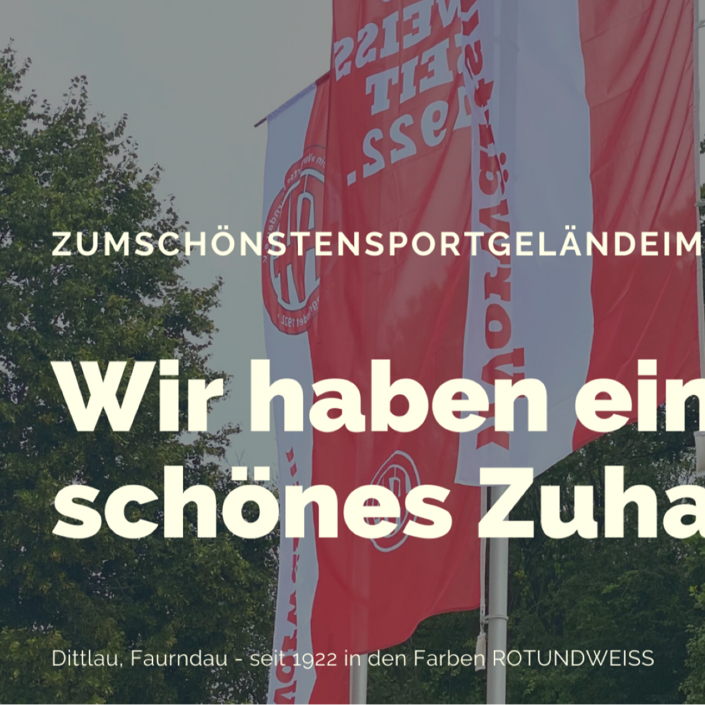 ROTWEISSER RASENTRAKTOR für die Nebenflächen