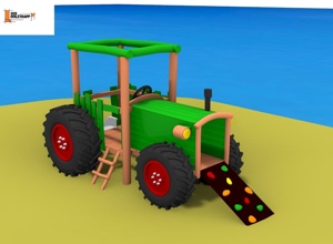 Klettertraktor für unsere Minis