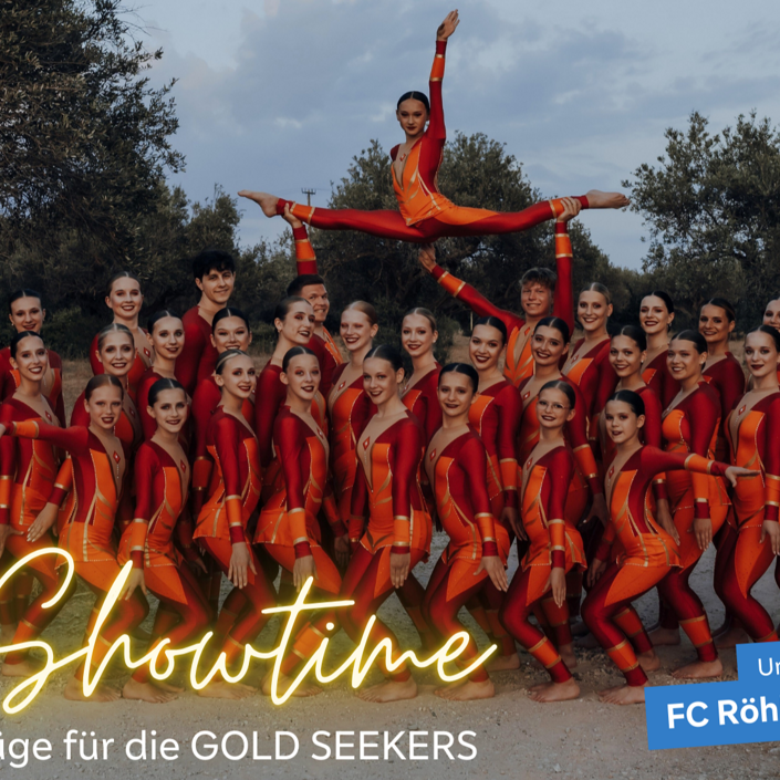 It's Showtime - Neue Turnanzüge für die GOLD SEEKERS