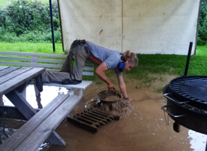 Eschweiler Kanu Club - Bootshaus - Hochwasser und Sanierung