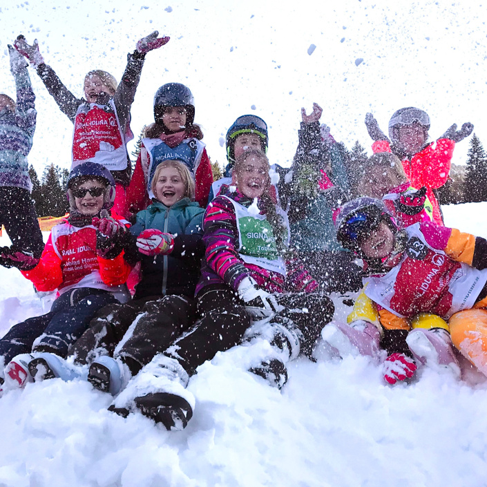 Skischule Straßberg: Textile Skipiste für Kinderskikurse