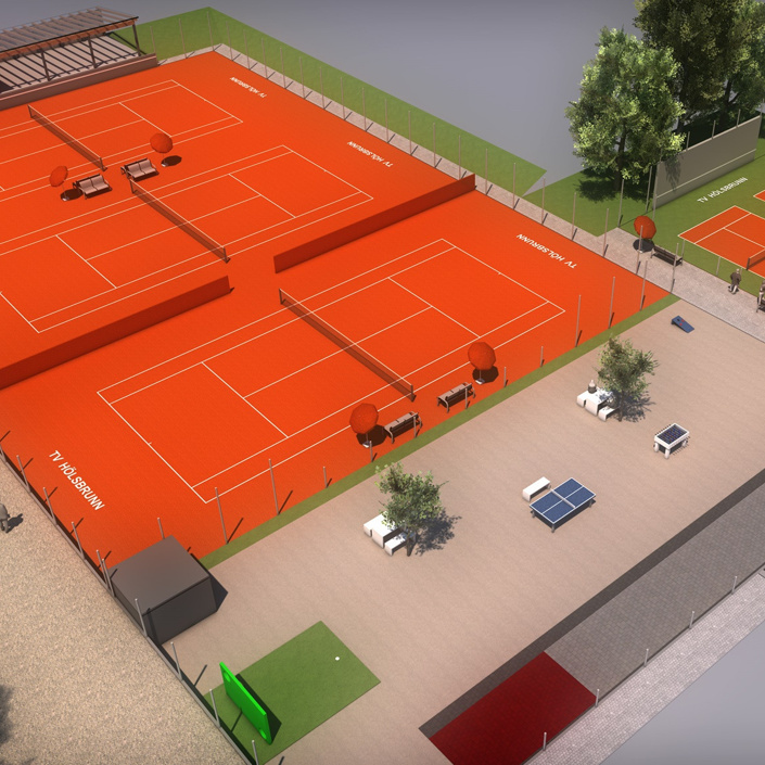 Sanierung der Tennisanlage