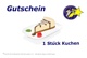 Kuchen-Gutschein