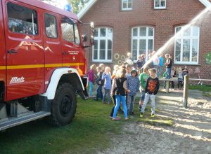 Fahne für die Feuerwehr in Welbergen